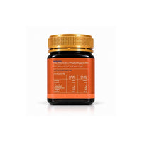 Raw Mānuka Honey MGO 1197+ — back label and nutrition