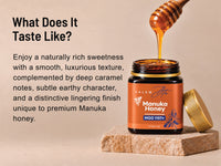 Raw Mānuka Honey MGO 1197+ — what it tastes like