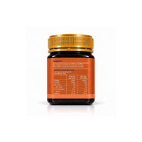 Raw Mānuka Honey MGO 261+ — back label and nutrition
