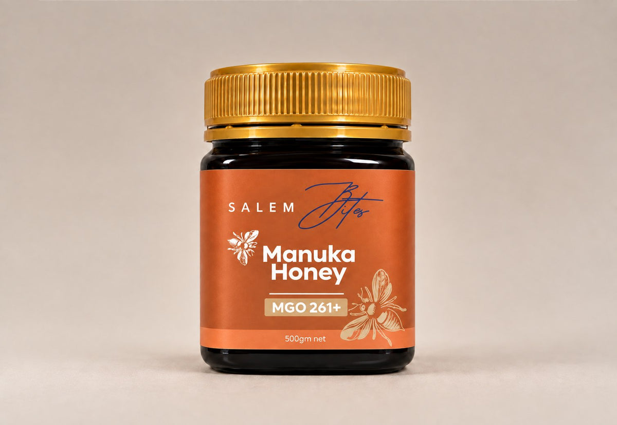 Raw Mānuka Honey MGO 261+ — jar, front