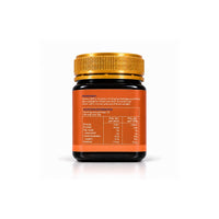 Raw Mānuka Honey MGO 512+ — back label and nutrition