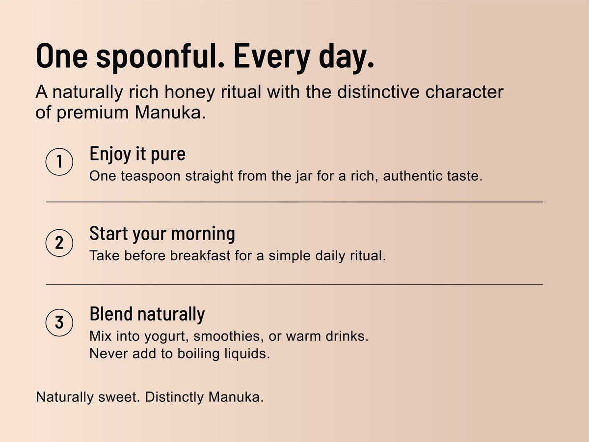 Raw Mānuka Honey MGO 512+ — how to enjoy it