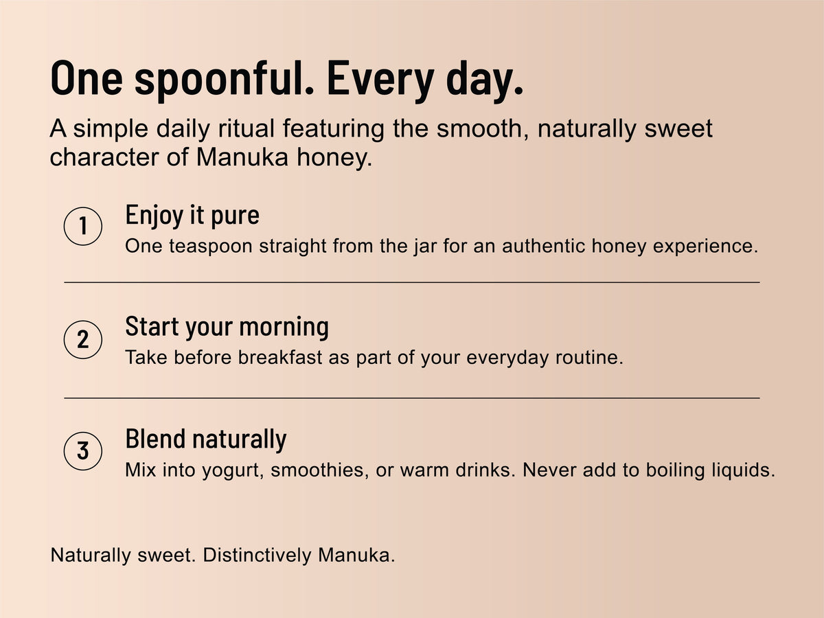 Raw Mānuka Honey MGO 83+ — how to enjoy it