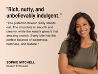 Pistachio with Milk Chocolate — customer review