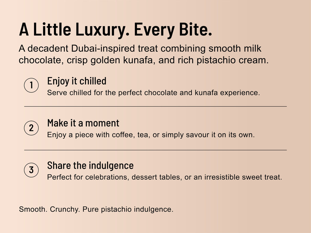 Pistachio with Milk Chocolate — how to enjoy it
