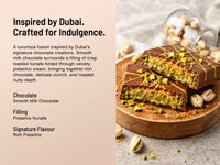 Pistachio with Milk Chocolate — inspired by Dubai