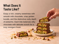 Pistachio with Milk Chocolate — what it tastes like