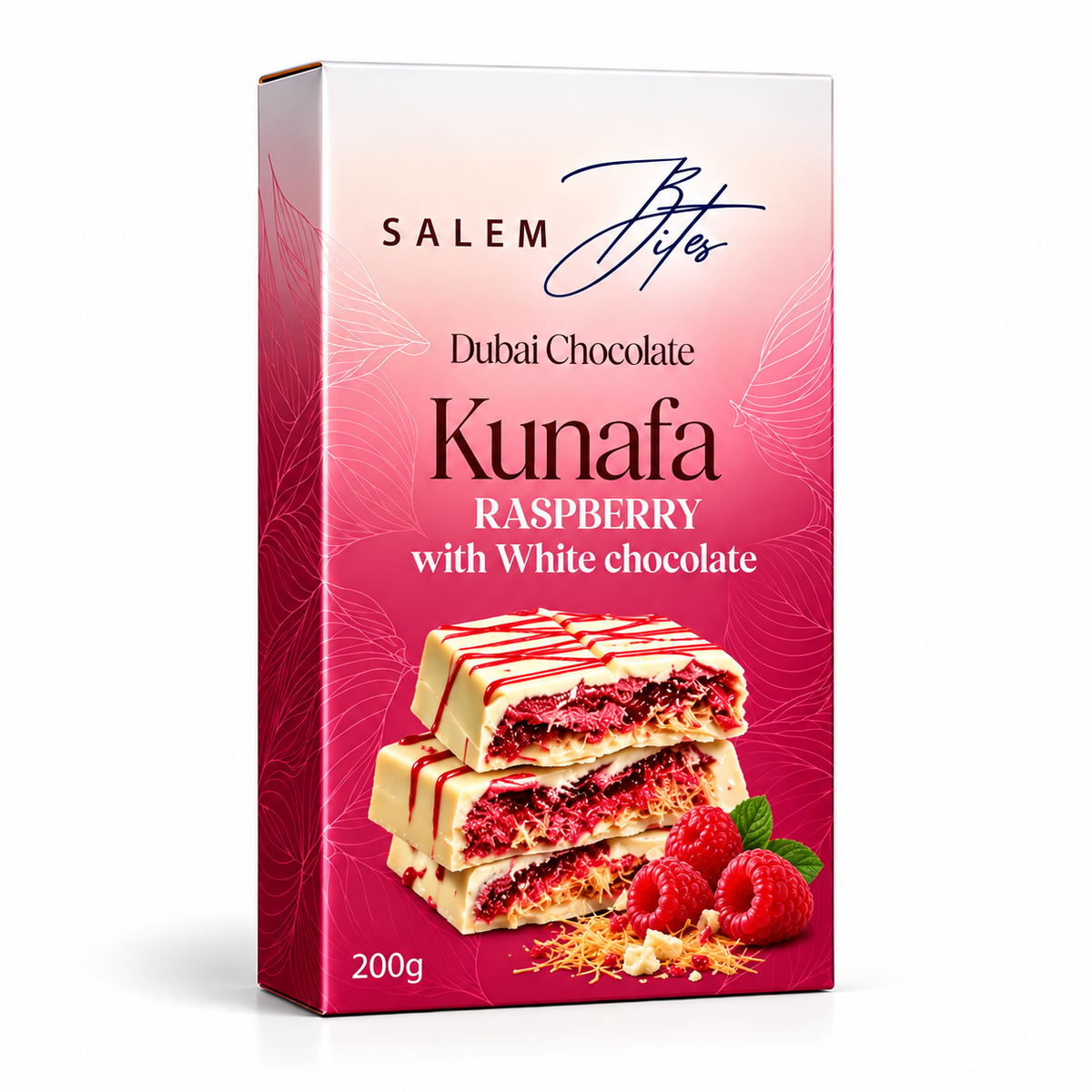 Raspberry with White Chocolate — 200g box