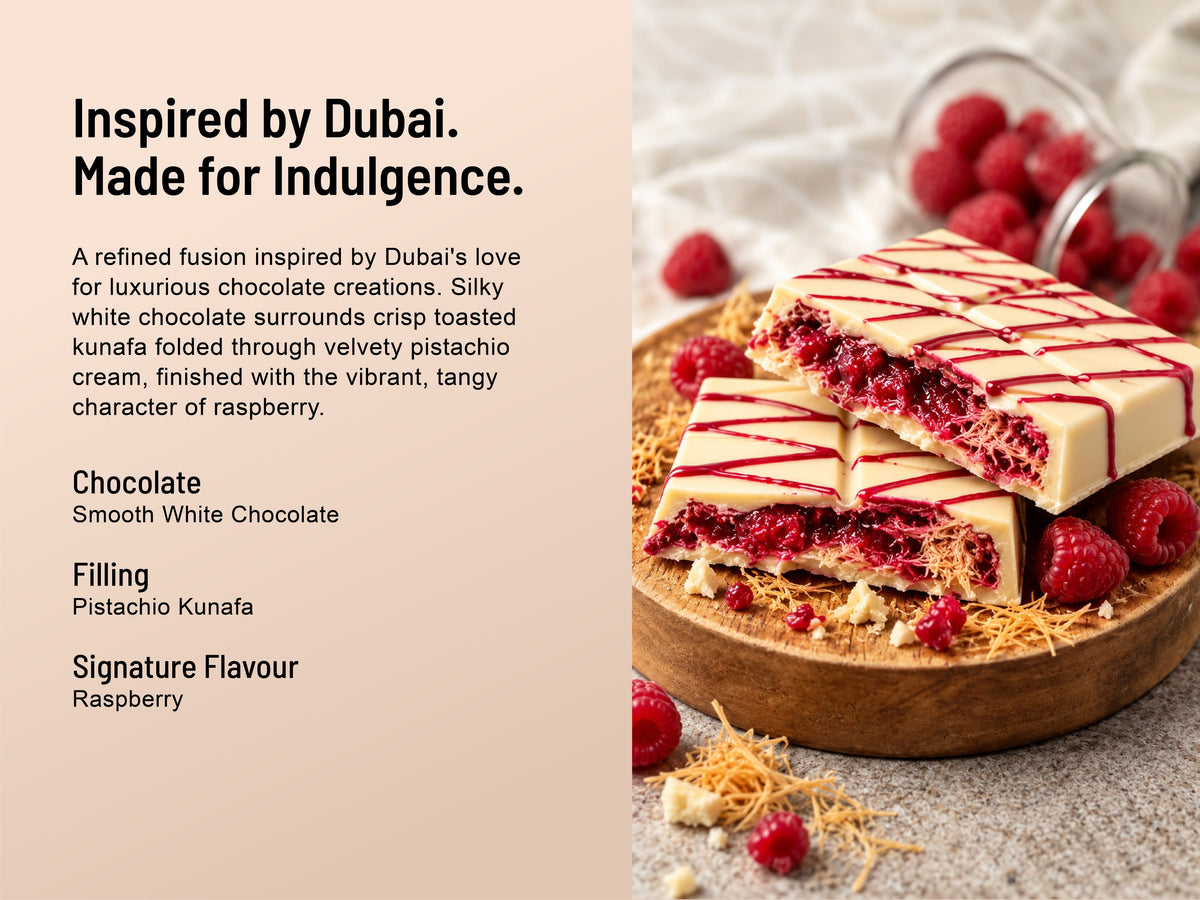 Raspberry with White Chocolate — inspired by Dubai