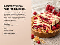 Raspberry with White Chocolate — inspired by Dubai