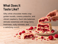 Raspberry with White Chocolate — what it tastes like