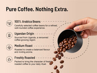 Roasted Coffee Beans — 100% Arabica — beans, origin and roast