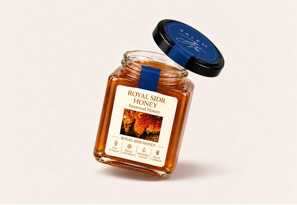 Royal Yemeni Sidr Honey — open jar