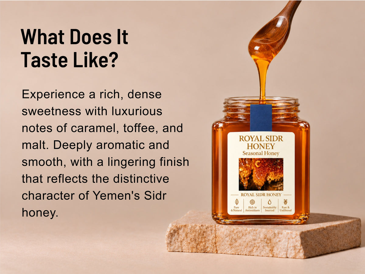 Royal Yemeni Sidr Honey — what it tastes like