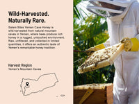 Yemeni Cave Honey — wild-harvested in Yemen's mountain caves